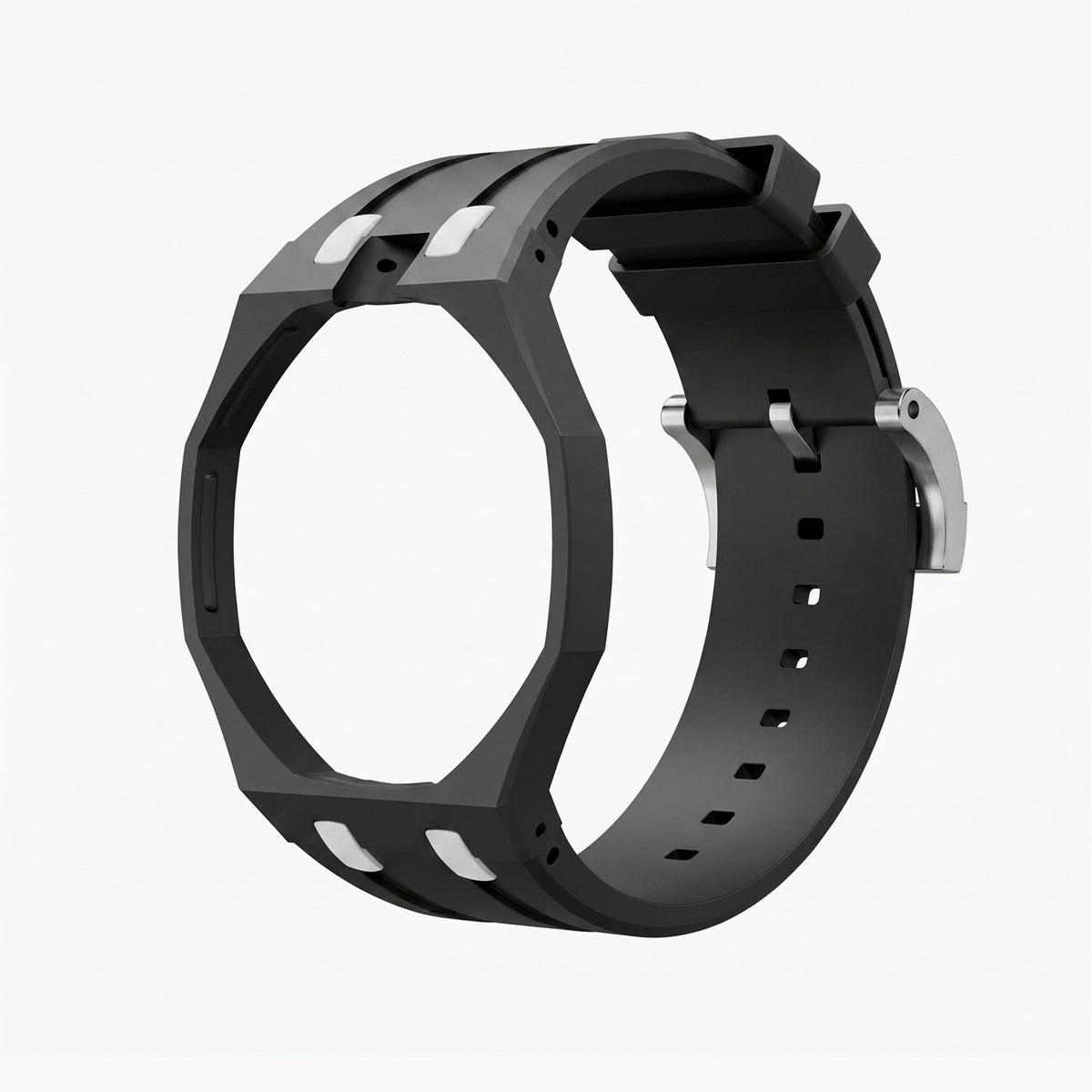 Audemars Piguet x Swatch Royal Pop "OCHO NEGRO" 40 mm + Rubber Case-Strap