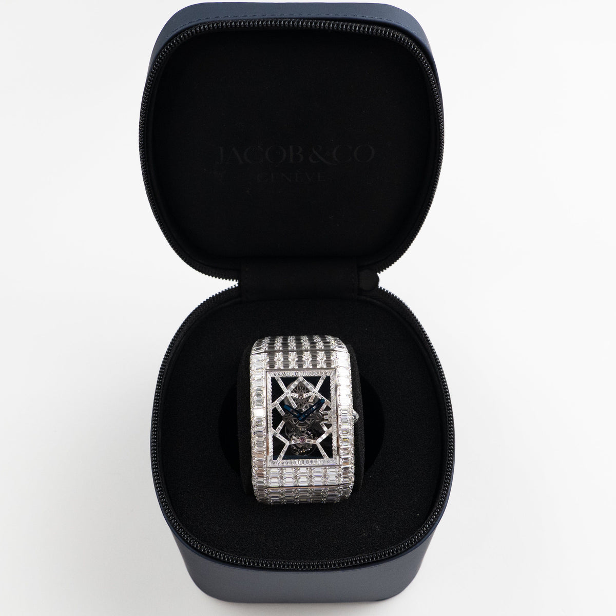 Jacob & Co. Billionaire III BL115.30.BD.AA.A30BD Tourbillon White Gold Diamond-Set Limited Edition of 18