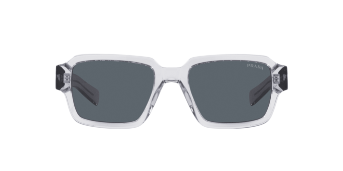 Prada 0PR 02ZS U430A9 Men's Sunglasses - Transparent Grey