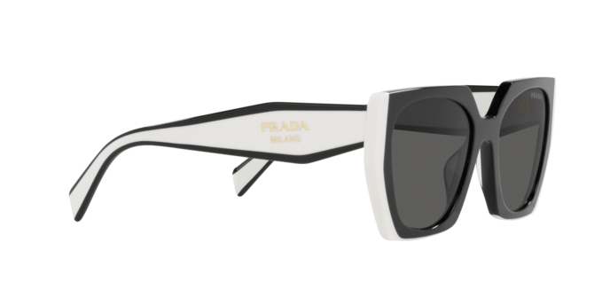 Prada 0PR 15WS Women's Sunglasses - Black Frame, Grey Lenses Sunglasses