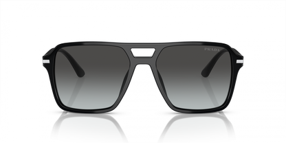 Prada PR 20YS 1AB06T Men's Aviator Sunglasses - Black Sunglasses
