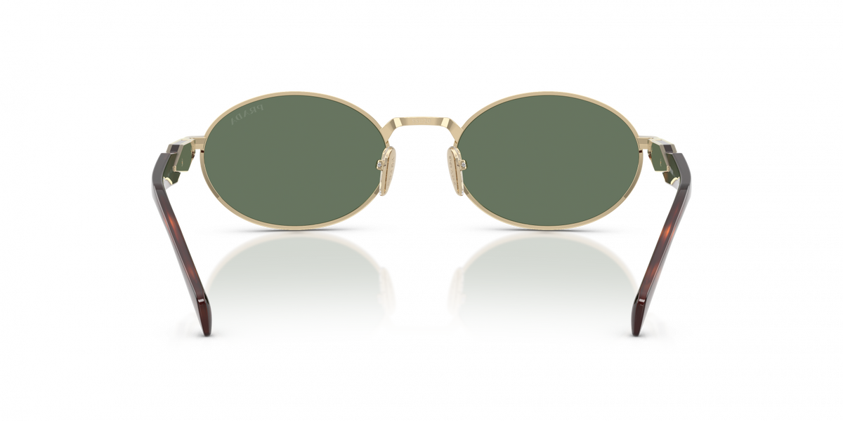 Prada PR 65ZS Women's Sunglasses - Pale Gold & Dark Green