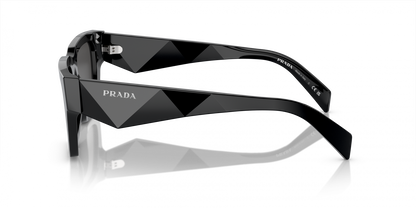 Prada PR A06S 16K08Z Men's Sunglasses - Black Frame, Dark Grey Lenses