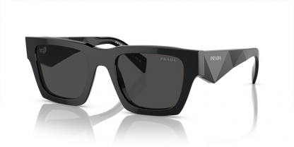 Prada PR A06S 16K08Z Men's Sunglasses - Black Frame, Dark Grey Lenses