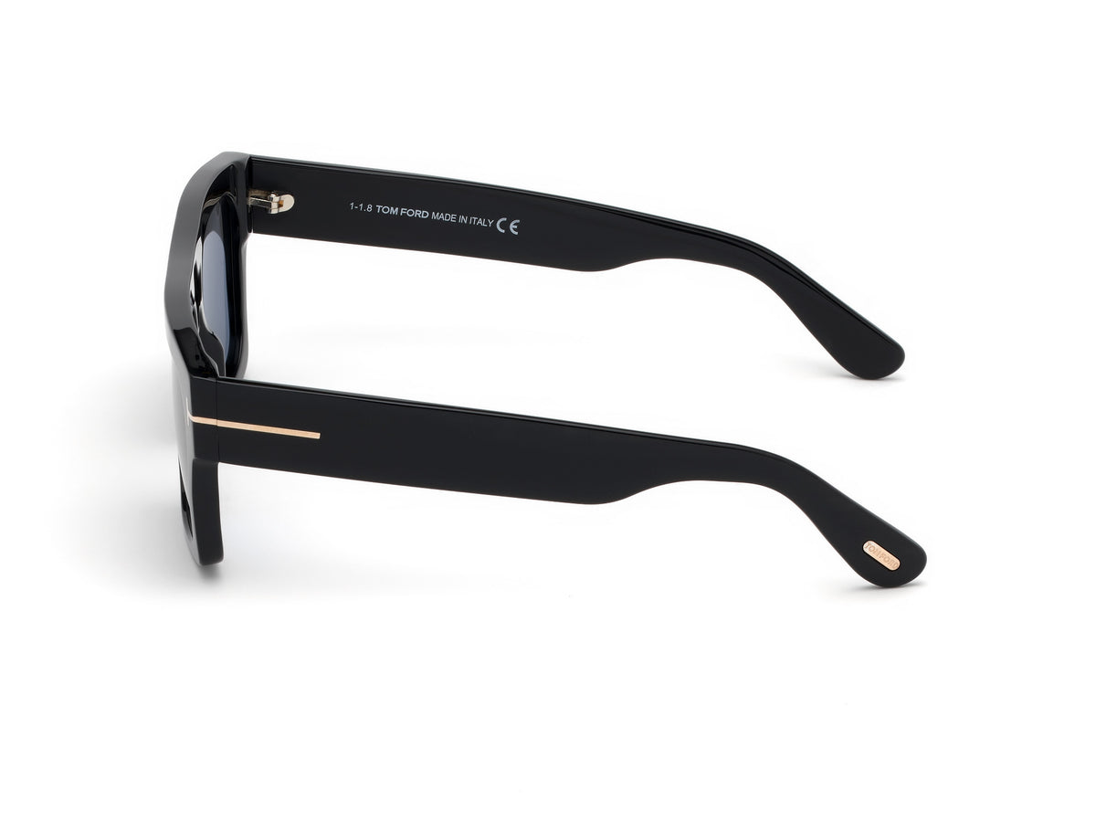 Tom Ford FT0711 01A Fausto Sunglasses for Men - Black