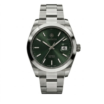 DAVINTH Watch Green 40mm Steel