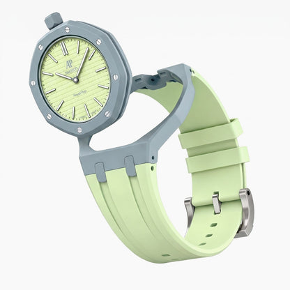 Audemars Piguet x Swatch Royal Pop BLAUE ACHT Green 40 mm + Rubber Case-Strap