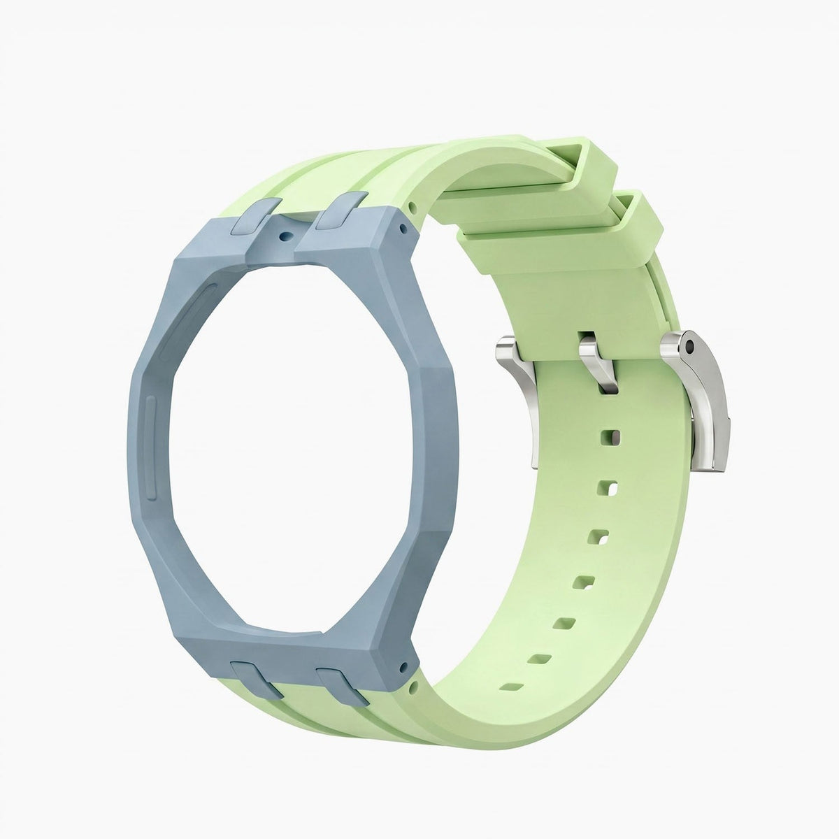 Audemars Piguet x Swatch Royal Pop BLAUE ACHT Green 40 mm + Rubber Case-Strap