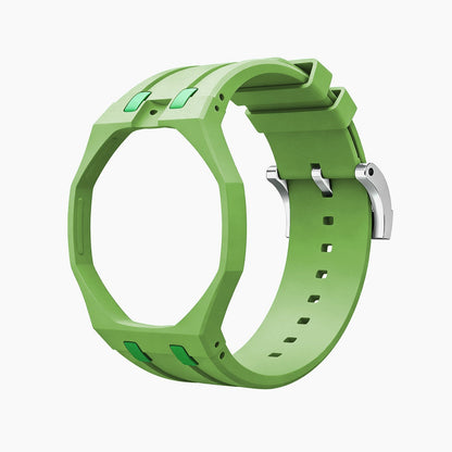 Audemars Piguet x Swatch Royal Pop "GREEN EIGHT" 40 mm + Rubber Case-Strap