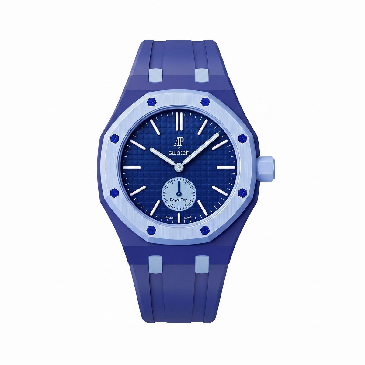 Audemars Piguet x Swatch Royal Pop OTG ROZ 40 mm + Rubber Case-Strap