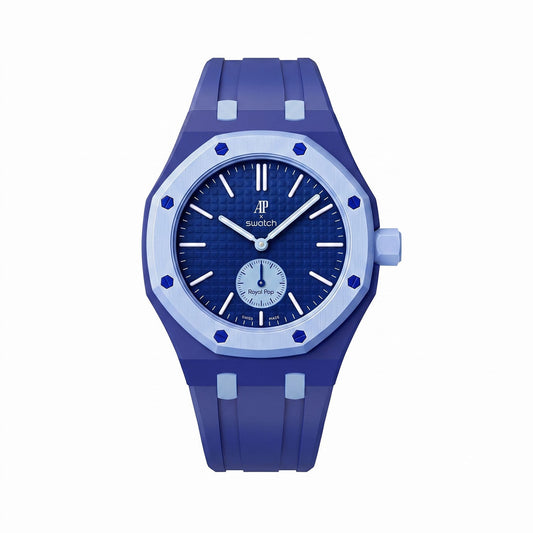 Audemars Piguet x Swatch Royal Pop OTG ROZ 40 mm + Rubber Case-Strap