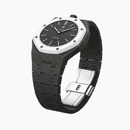 Audemars Piguet x Swatch Royal Pop "OCHO NEGRO" 40 mm + Ceramic Case-Strap