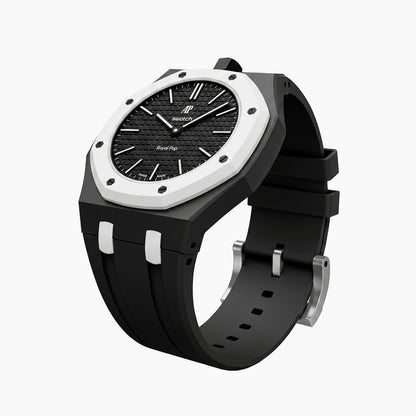 Audemars Piguet x Swatch Royal Pop "OCHO NEGRO" 40 mm + Rubber Case-Strap