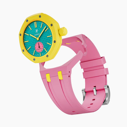 Audemars Piguet x Swatch Royal Pop OTG ROZ 40 mm + Rubber Case-Strap