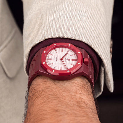 Audemars Piguet x Swatch Royal Pop "OTTO ROSSO" 40 mm + Ceramic Case-Strap