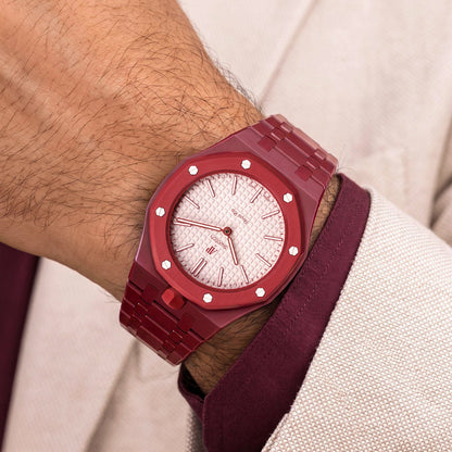 Audemars Piguet x Swatch Royal Pop "OTTO ROSSO" 40 mm + Ceramic Case-Strap