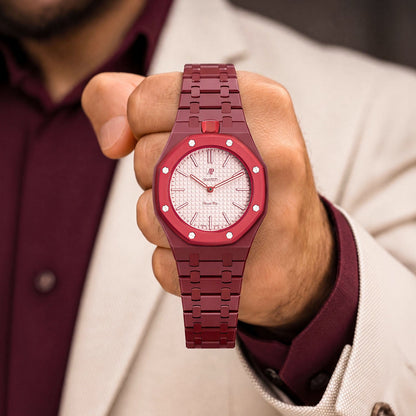 Audemars Piguet x Swatch Royal Pop "OTTO ROSSO" 40 mm + Ceramic Case-Strap