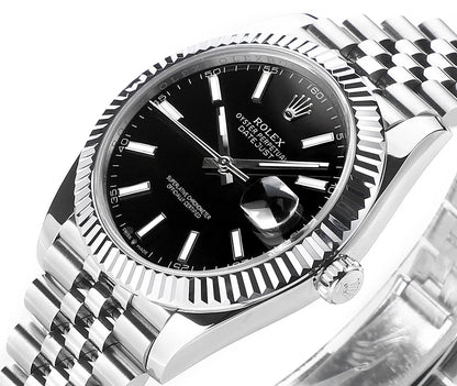 Rolex Datejust 41 126300 Stainless Steel Black Dial Jubilee