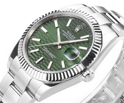 Rolex Datejust 41 126300 Stainless Steel Green Dial Oyster (2025)